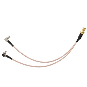 8 inch SMA Female to Y type 2 X TS9 Angle Male Connector Splitter Combiner5667 - Picture 1 of 7