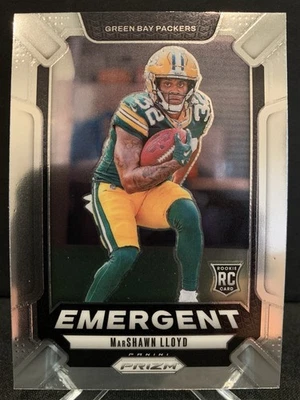 2024 PANINI PRIZM FOOTBALL MarSHAWN LLOYD ROOKIE EMERGENT PACKERS RC (A) - Image 1 of 2