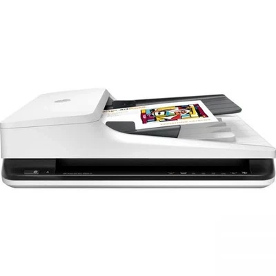 HP ScanJet Pro 2500 F1 Flatbed Scanner - White - Image 1 of 4