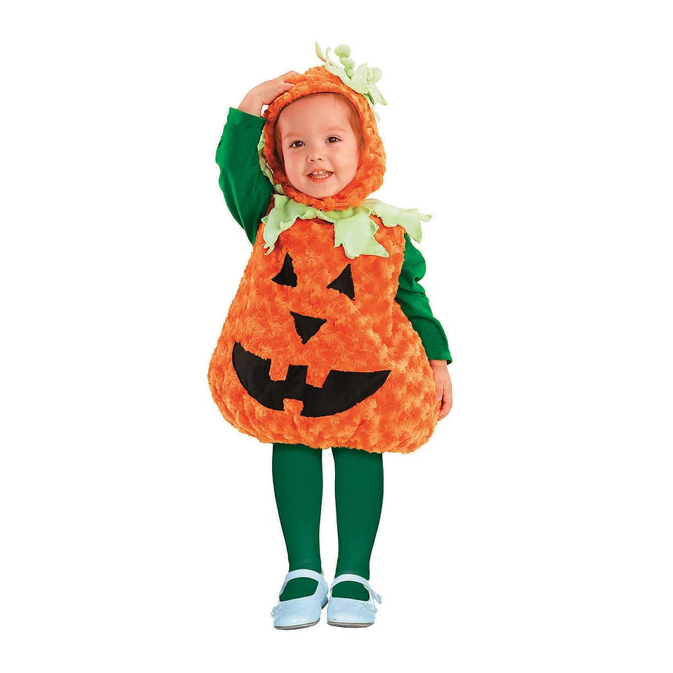 Underwraps Belly Babies Pumpkin Halloween Costume Baby Sz 12-18 Months