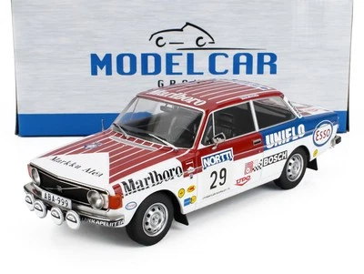 MODELLINO AUTO STATICO VOLVO 142 #29 1000 LAGHI RALLY 1973 ALEN TOIVONEN 1:18 - Immagine 1 di 4
