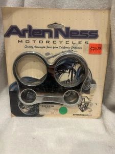NEW - ARLEN NESS 06-032 Dual Gauge Mount 1.25” Bars Chrome - Foto 1 di 3
