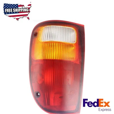 Tail Light Amber Clear & Red Lens Driver Side Halogen Fits 01-10 Mazda B4000 - Image 1 of 4
