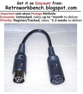 Amstrad Plus Adapter for Amstrad CPC Monitor or Scart Cable - Imagen 1 de 1