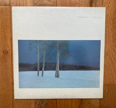 George Winston - December LP WIndham Hill 1982 Pressing w/ Inner   Christmas - Image 1 of 4
