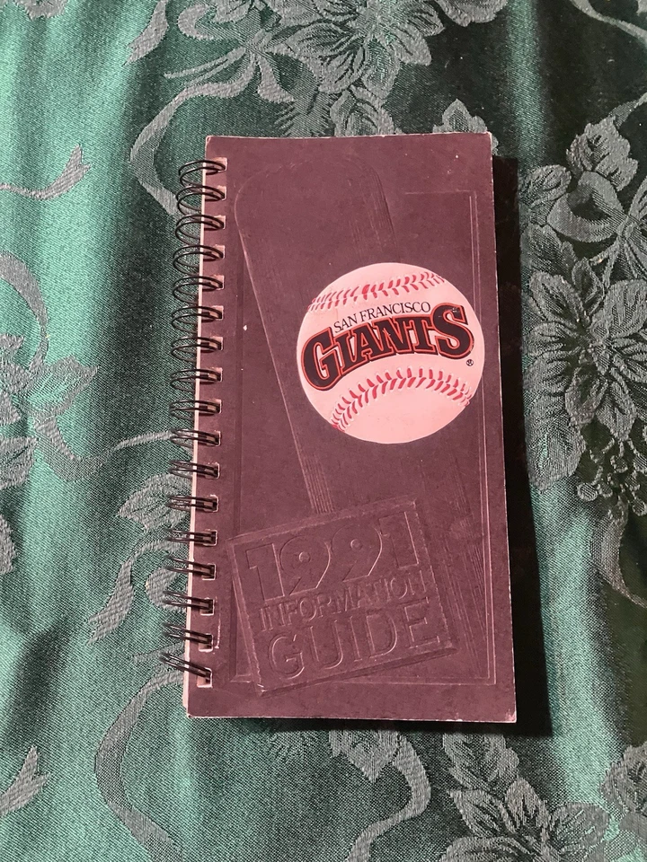 San Francisco Giants 1991 Media Guide - Image 1 of 1
