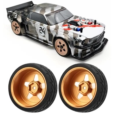 RC Autoreifen Felgen 1/16 RC Reifen Ungleichmäßige Textur Für 1/16 RC Auto CU - Bild 1 von 4