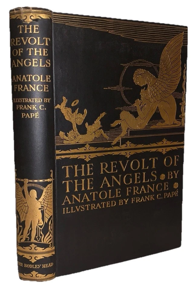 1924, THE REVOLT OF THE ANGELS, ANATOLE FRANCE, 1st FRANK C. PAPE ILLUSTRATED ED - Imagem 1 de 4