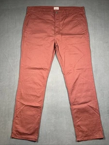 Levi's 511 Mens Size 38x30* Slim Fit Chino Brick Red Trouser Canvas Pants 13151 - Picture 1 of 12
