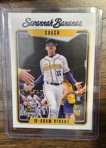 2025 Adam Virant #16 Savannah Bananas Set Break - Bananaball - Bild 1 von 2