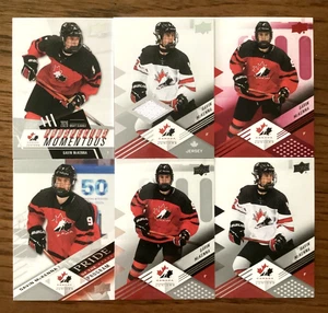 Camiseta deportiva 6 2024 Canada Juniors GAVIN MCKENNA 2 #36 #60 + lámina roja RC 🔥 - Imagen 1 de 1