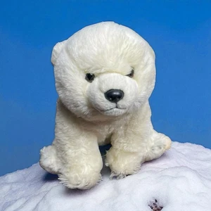 FAO Schwarz Plush Polar Bear Stuffed Animal Nursery Shower Bedroom Decor 11" - Picture 1 of 12