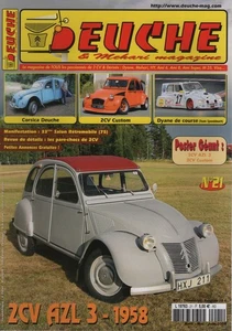 DEUCHE & MEHARI MAGAZIN 22 CITROEN 2CV AZL 3 1958 2CV CUSTOM DYANE DE RACE - Bild 1 von 2