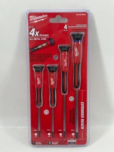 New Sealed Milwaukee 4-Piece Precision Screwdriver Set Model 48-22-2604 - Picture 1 of 2