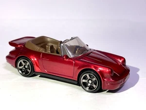 Hot Wheels Porsche 911 Turbo Cabriolet CUSTOM MADE SPECTRAFLAME RED 😎🔥🔥🔥🔥🔥 - Picture 1 of 5