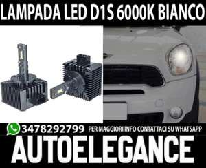 COPPIA LAMPADE D1S A LED 6000K BIANCO PER MINI COUNTRYMAN R60 12000LM CANBUS - Imagen 1 de 4