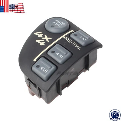 4-Wheel Drive 4WD Transfer Case Selector Switch Fits Chevy Blazer S10 GMC Envoy - Image 1 of 4