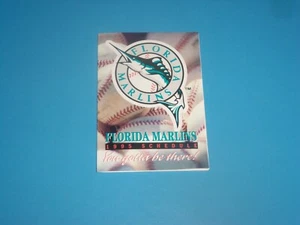 1995 FLORIDA MARLINS POCKET SCHEDULE BY THE SPORTS AUTHORITY MINT CONDITION - Picture 1 of 4