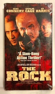 New & Sealed "The Rock" VHS Movie 1996 Sean Connery Nicolas Cage Ed Harris - Picture 1 of 2