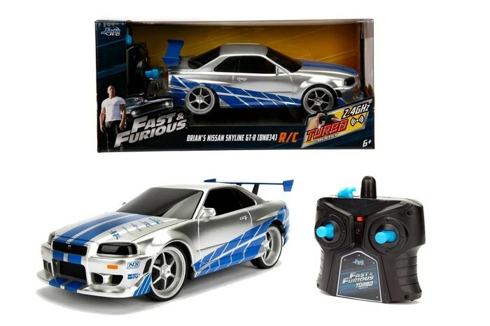 Jadatoys Fast&furious RC NISSAN Skyline GTR 1 16