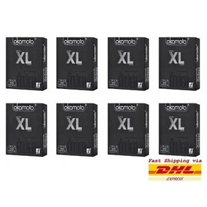 8 x Okamoto XL Condom Smooth Comfort with Natural Lubricated Large Size 54 mm - Picture 1 of 5
