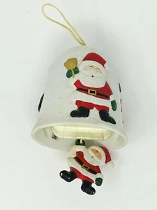 Vintage UCGC Santa Claus Christmas Ceramic Figurine With Music Box Pull String - Picture 1 of 5