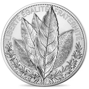20 euros commémorative FRANCE 2021 Le Laurier Argent 900‰ UNC - Zdjęcie 1 z 2