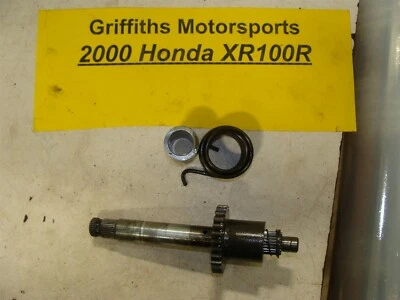 00 89-09 HONDA XR100r XR80r crf eje de pateador engranaje resorte eje de transmisión Foto 1 de 4