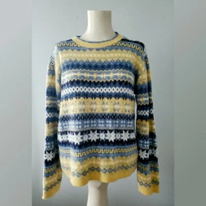 Elisabeth Samuels Vintage Stripe and Print Sweater - Picture 1 of 6