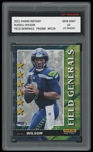 RUSSELL WILSON 2021 PANINI INSTANT FIELD GENERALS 1ER GRADO 10 CARTAS BRONCOS - Imagen 1 de 1