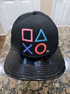 Sony PlayStation Official Embroidered Controller Hat Cap Snapback Black Bill