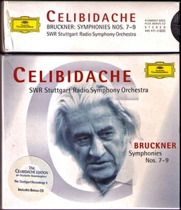 Sergiu CELIBIDACHE: BRUCKNER Symphony No.7 8 9 + Relearsal Schubert No.5 DG 5CD - Bild 1 von 1