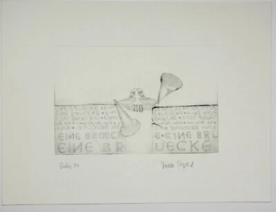 Dieter Pieper/ Radierung/ Probe/ 1948-2001/ Maler, Radierer, 1973 - Bild 1 von 3