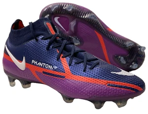Nike Phantom GT2 Elite FG DF Cleats CZ9889-415 Navy/Purple (Men’s 7) No Lid - Picture 1 of 12