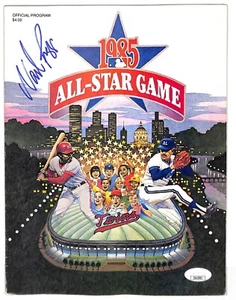 Wade Boggs Autographed 1985 MLB All-Star Program JSA - Picture 1 of 3