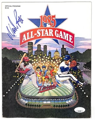 Wade Boggs Autographed 1985 MLB All-Star Program JSA - Image 1 of 3