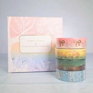 NEW simply gilded x Pigeon Paper Company boutique boxed 15mm washi tape set - Picture 1 of 2