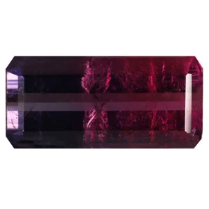 3,28k Achteck (13x6mm) unbeheizt/unbehandelt Wassermelone Turmalin - Bild 1 von 2