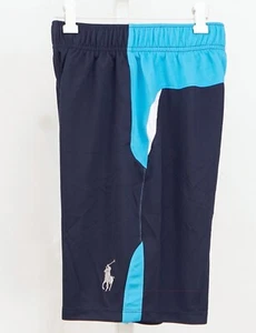NWT POLO Ralph Lauren Performance Boy's Shorts  Blue White Black  Size S/8 - Picture 1 of 5