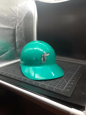 Vtg Florida Marlins Replica Batting Helmet Laich Sports Products Adjustable Cover