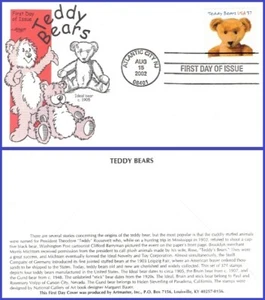 USA5 #3656 U / Un oso de peluche Artmaster FDC ideal - Imagen 1 de 1