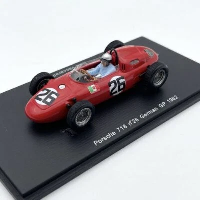 Modellino F1 Spark 1/43 Porsche 718 German GP 1962 #26 N. Vaccarella - Immagine 1 di 4