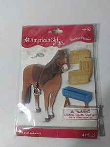 American Girl Crafts 3D Chestnut Horse Stacked Stickers   - Picture 1 of 2