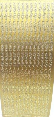 Peel off stickers 'Happy Christmas' Vertical text. Starform 367