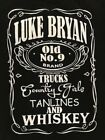 Luke Bryan 2015 Double-Sided T-Shirt Tanlines & Whiskey Front