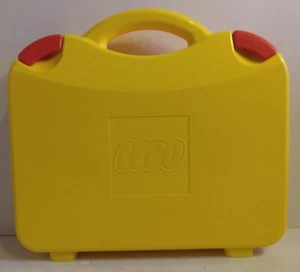 Orange & Yellow LEGO Hard Plastic Carry Case Carrying Storage Box With Dividers - Picture 1 of 7
