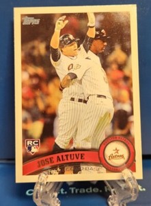 JOSE ALTUVE ROOKIE CARD 2011 Topps Update #US132 Baseball RC