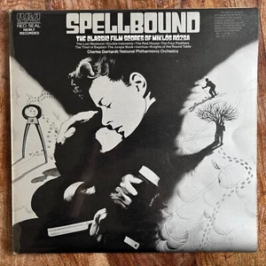 MIKLOS ROZSA - SPELLBOUND - COMPILATION EX(sleeve)/EX VINYL LP / PRINTED INSERT - Picture 1 of 12