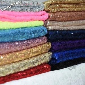 Sequin Fabric Novelty Sparkly Shiny Bling Glittery 10"x 14" Piece Material Cloth - Picture 1 of 1