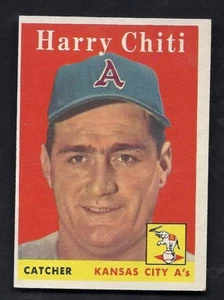 Harry Chiti Kansas City Athletics 1958 Topps Card #119 - Picture 1 of 2